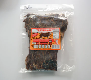 Tasajo artesanal enchilado,1 kilo (Presentación 250 Grms)